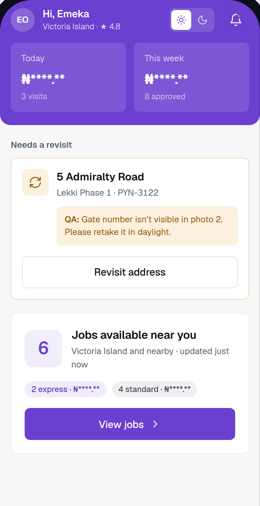 Pynpoint Agent app — home