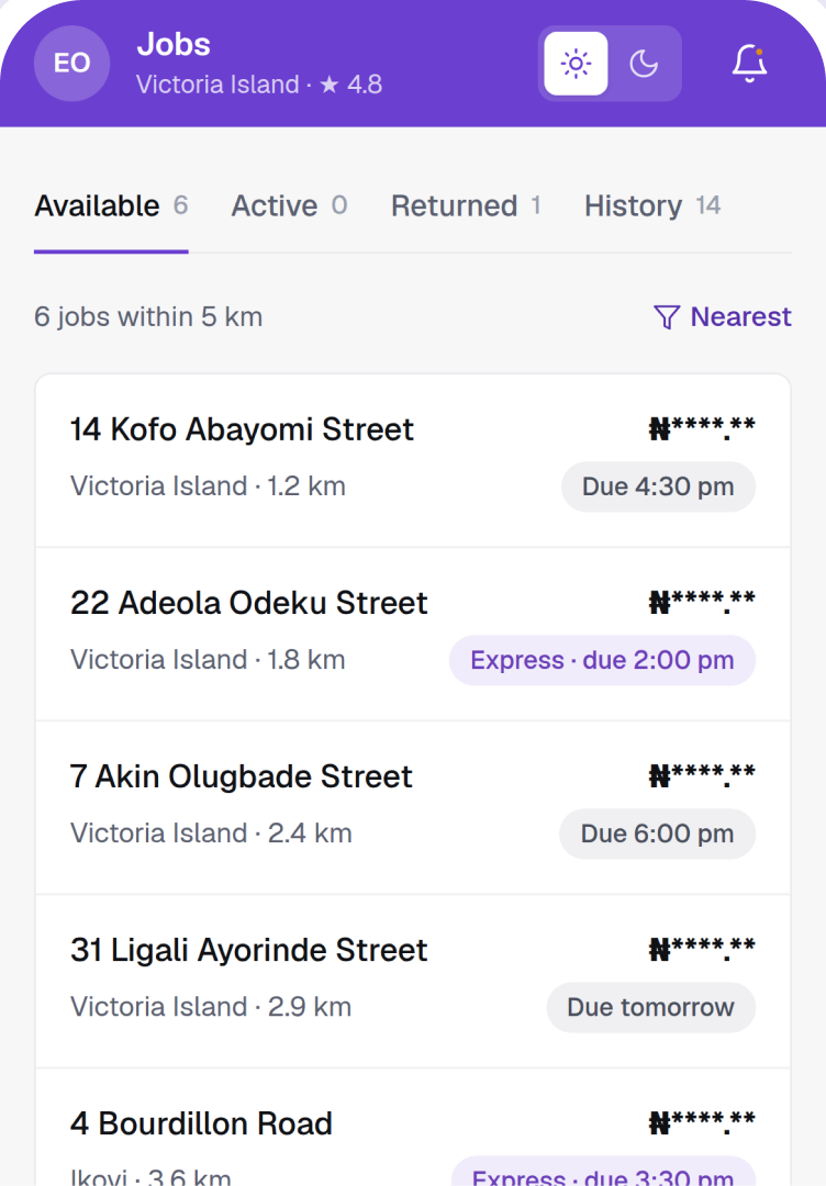 Pynpoint Agent app — open jobs near you